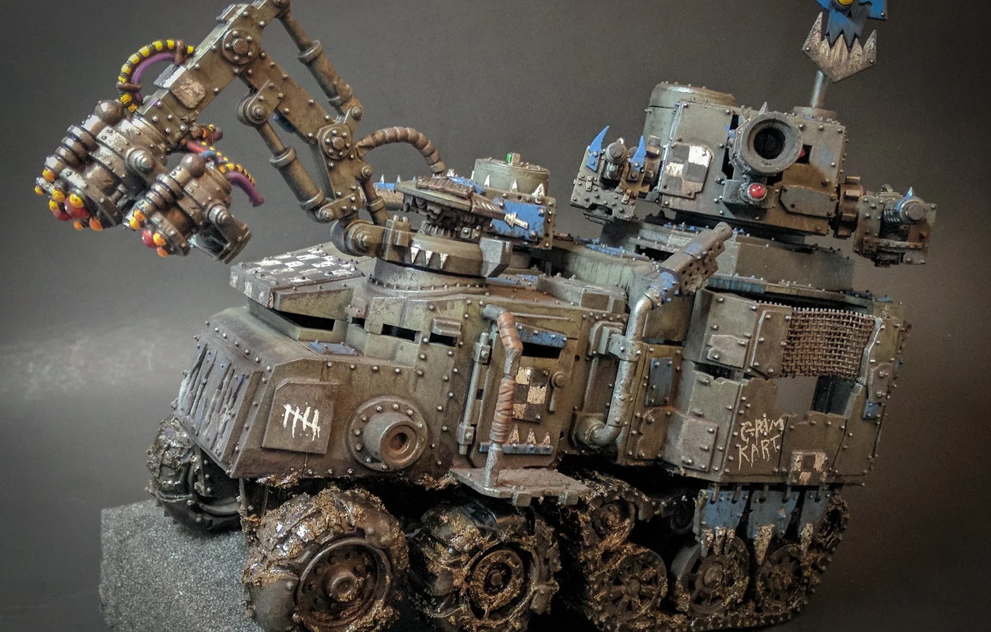 Painted miniature vehicle